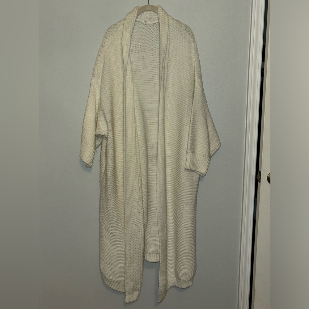 Tularosa cream duster cardigan
